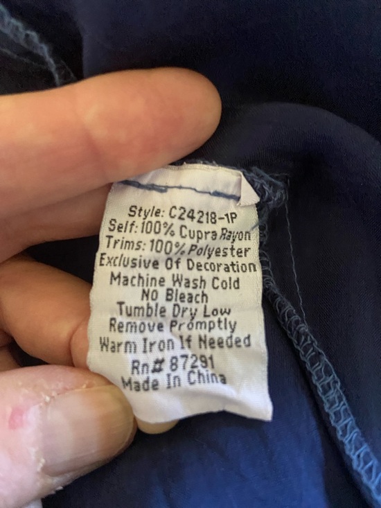 Johnny Was Embroidered Lulu Hummingbirds Tunic/ Mini Dress size XLP scoop neck - Picture 3 of 16